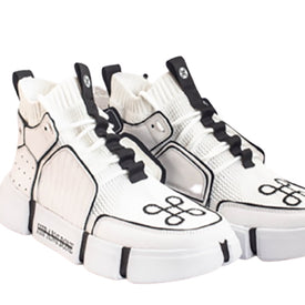 BLOCK SHOE WHITE BLACK PIPPING SPECIAL EDITION