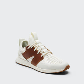 The Frank Trainer / Mesh / Bone & Tan