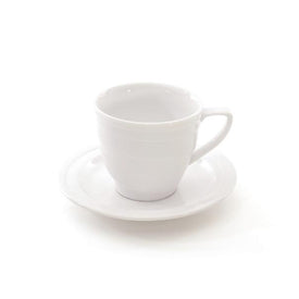 BergHOFF Eclipse 8.6 oz. Porcelain Teacup & Saucer