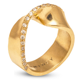 Classic with a Twist Gold Ring