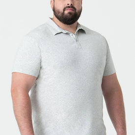 High & Mighty All-In Polo | Heather Grey