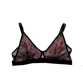 Parisian Marcia Bralette with Gold Details in Lace