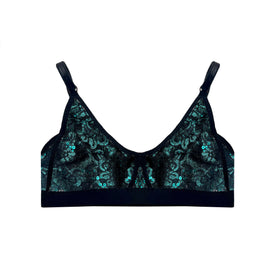 Holiday Bralette in Green