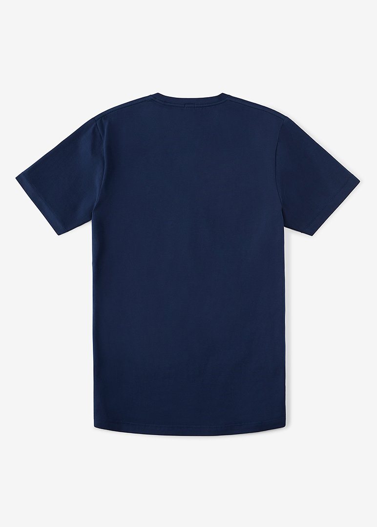 High & Mighty Cotton Stretch T-Shirt | Admiral Blue – SOULER
