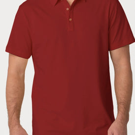 High & Mighty All-In Polo | Claret