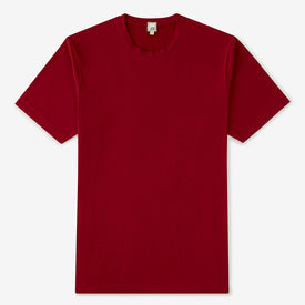 High & Mighty Cotton Stretch T-Shirt | Claret
