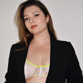 Tiffany White Lace Bralette With Adjustable Straps