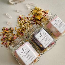 Flower Bath Discovery Set | Bath Salt Jars