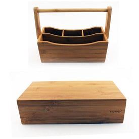 BergHOFF Bamboo Tea Box Set 2pc (Flatware Caddy 9.75