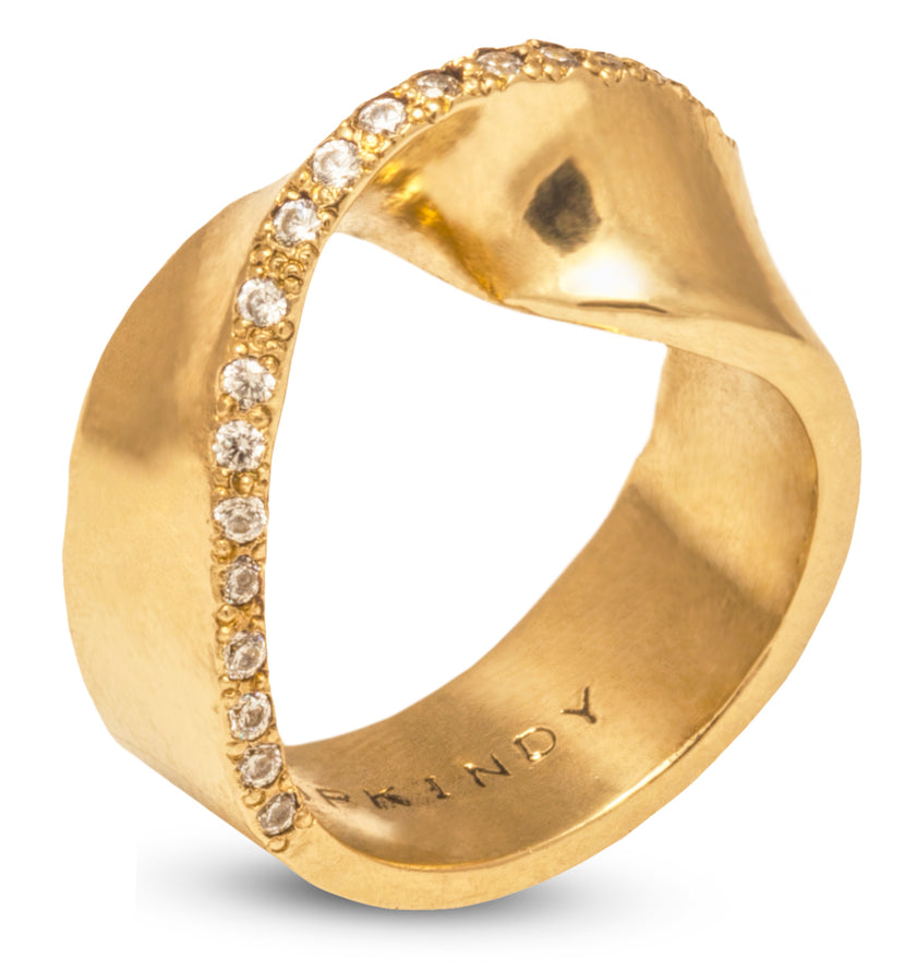 Classic with a Twist Gold Ring