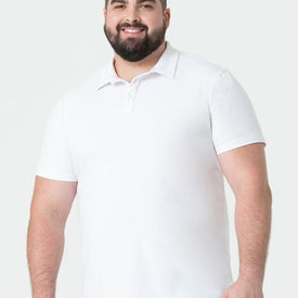 High & Mighty All-In Polo | White