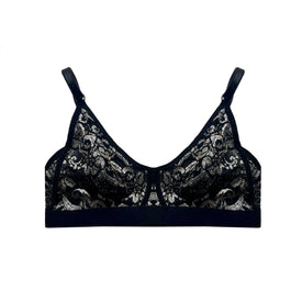 Holiday Bralette in Black