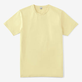 High & Mighty Cotton Stretch T-Shirt | Butter Yellow