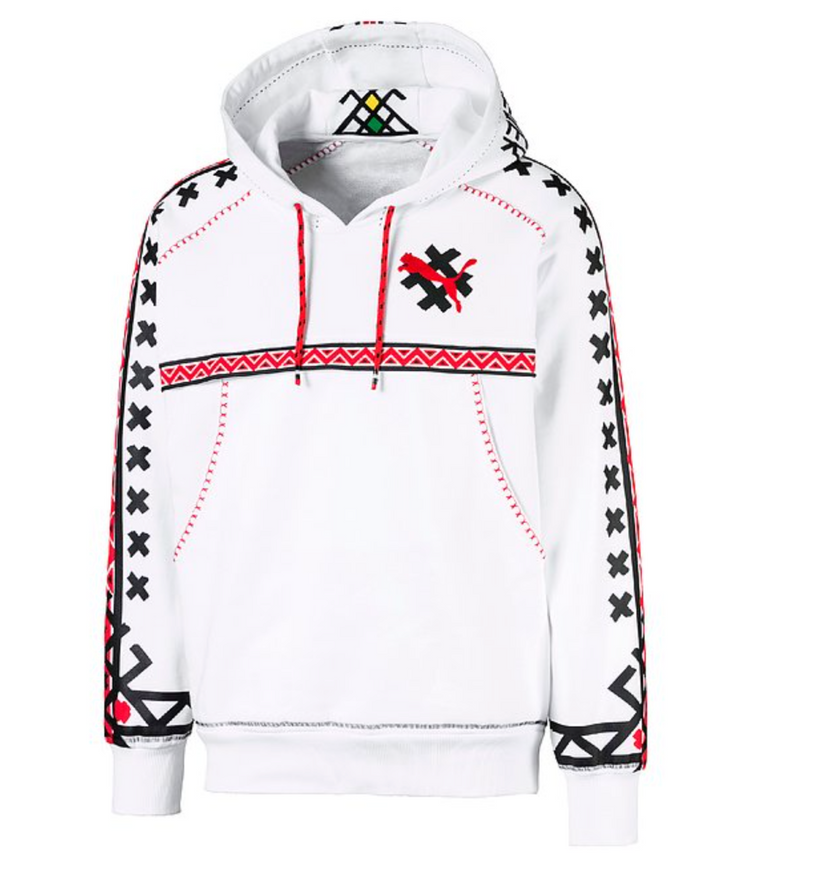 Puma x Jahnkoy Men s Hoodie White M